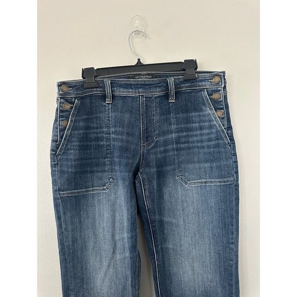 Liverpool Easy Utility Crop Jean Mcbride sz 8/29 - Picture 4 of 7